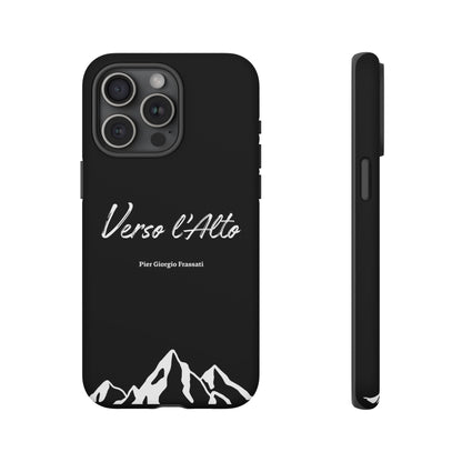 Black Mountain Adventure Phone Case - Stylish Verso l'Alto Phone Protection
