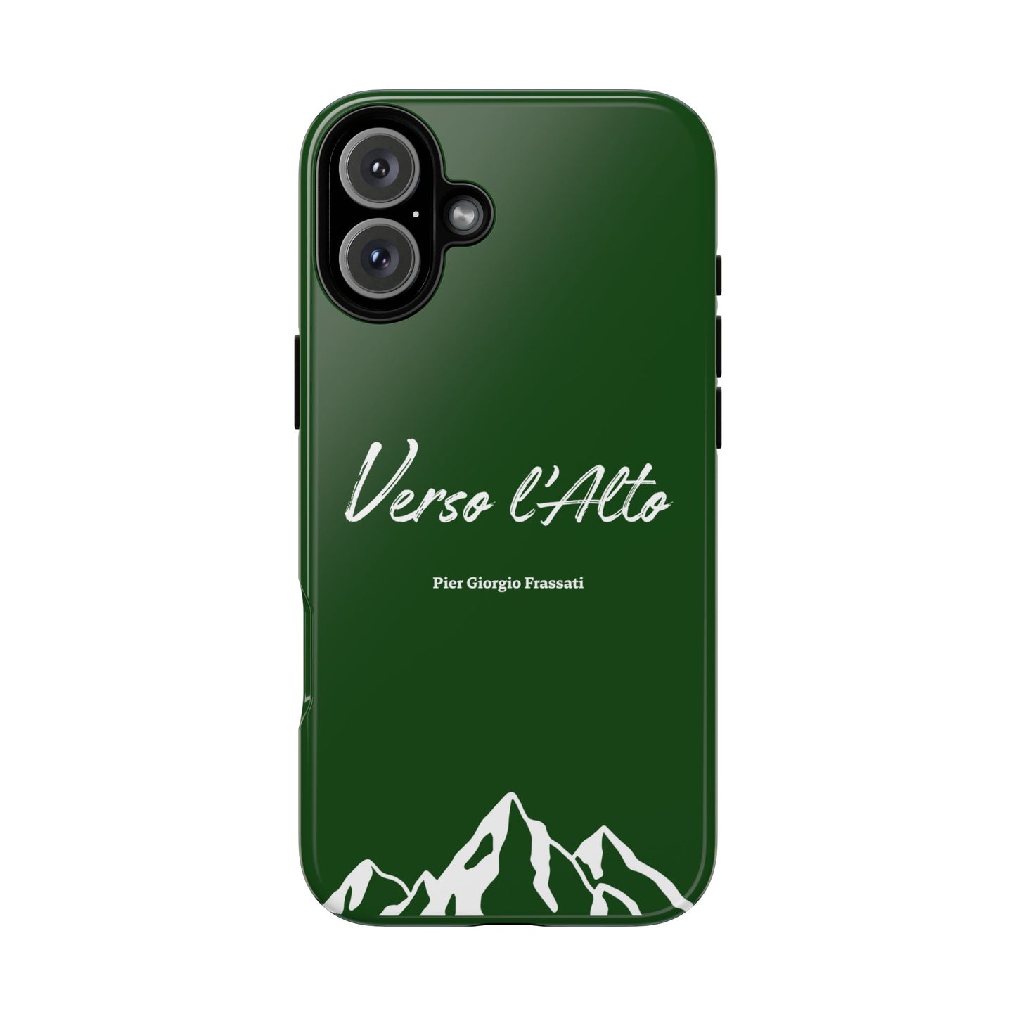 Vert Sapin Mountain Adventure Phone Case - Stylish Verso l'Alto Phone Protection