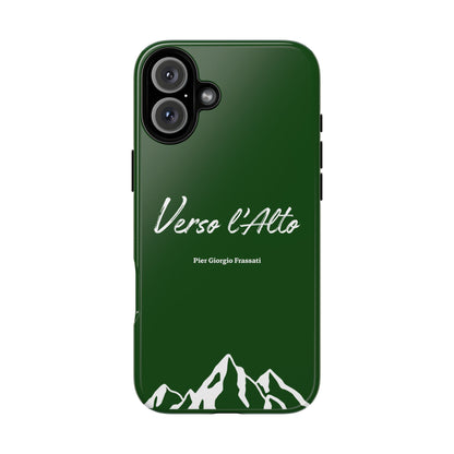 Vert Sapin Mountain Adventure Phone Case - Stylish Verso l'Alto Phone Protection