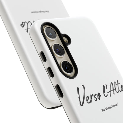 White Mountain Adventure Phone Case - Stylish Verso l'Alto Phone Protection