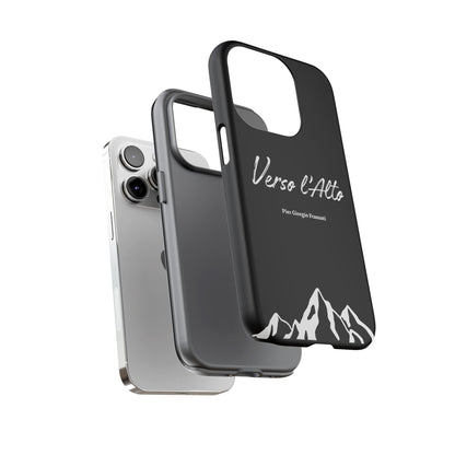 Black Mountain Adventure Phone Case - Stylish Verso l'Alto Phone Protection