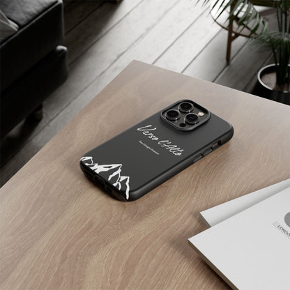 Black Mountain Adventure Phone Case - Stylish Verso l'Alto Phone Protection