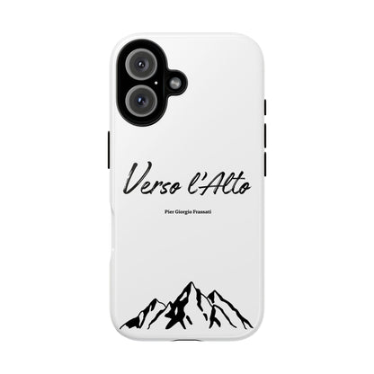 White Mountain Adventure Phone Case - Stylish Verso l'Alto Phone Protection