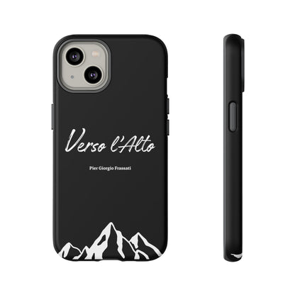 Black Mountain Adventure Phone Case - Stylish Verso l'Alto Phone Protection