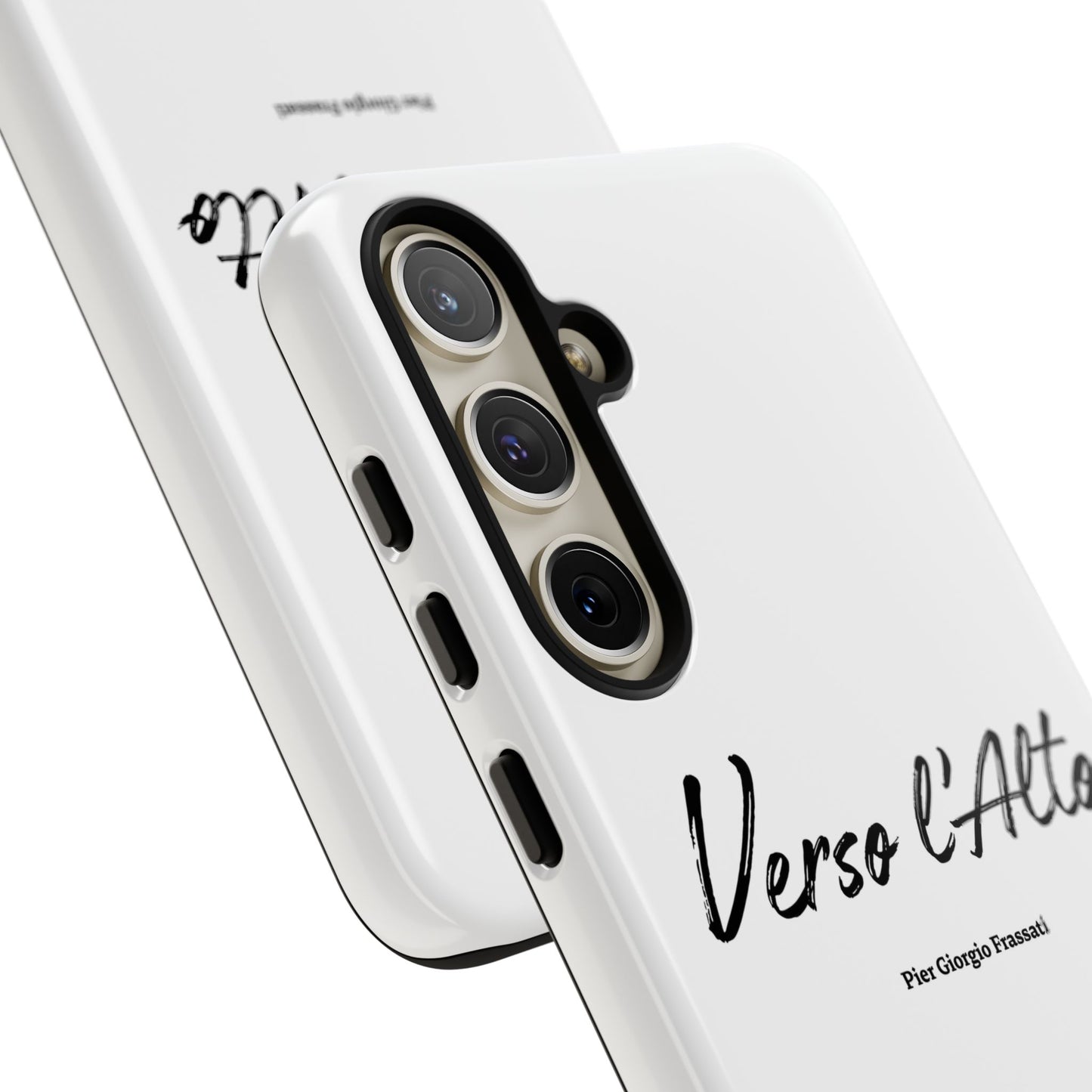 White Mountain Adventure Phone Case - Stylish Verso l'Alto Phone Protection