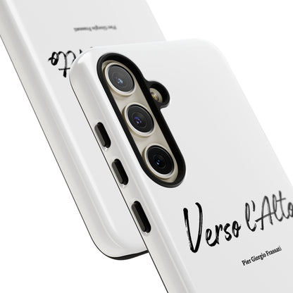 White Mountain Adventure Phone Case - Stylish Verso l'Alto Phone Protection