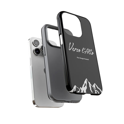 Black Mountain Adventure Phone Case - Stylish Verso l'Alto Phone Protection