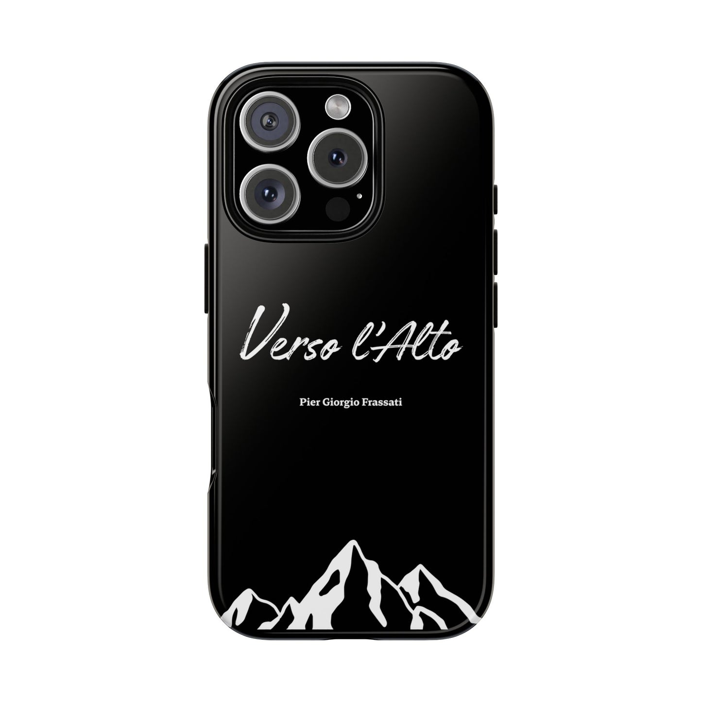 Black Mountain Adventure Phone Case - Stylish Verso l'Alto Phone Protection