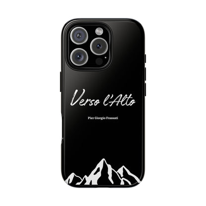 Black Mountain Adventure Phone Case - Stylish Verso l'Alto Phone Protection