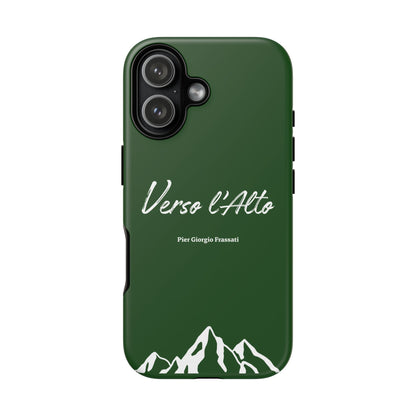 Vert Sapin Mountain Adventure Phone Case - Stylish Verso l'Alto Phone Protection