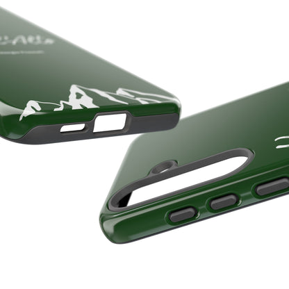 Vert Sapin Mountain Adventure Phone Case - Stylish Verso l'Alto Phone Protection