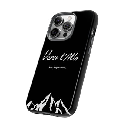 Black Mountain Adventure Phone Case - Stylish Verso l'Alto Phone Protection