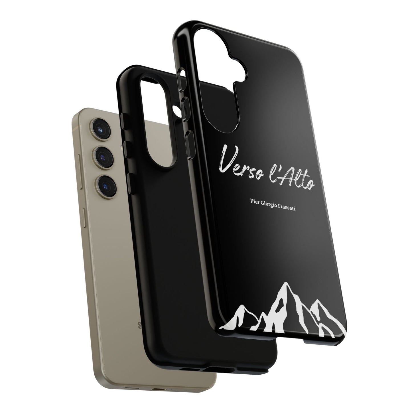 Black Mountain Adventure Phone Case - Stylish Verso l'Alto Phone Protection