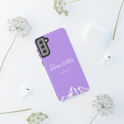 Mauve Mountain Adventure Phone Case - Stylish Verso l'Alto Phone Protection