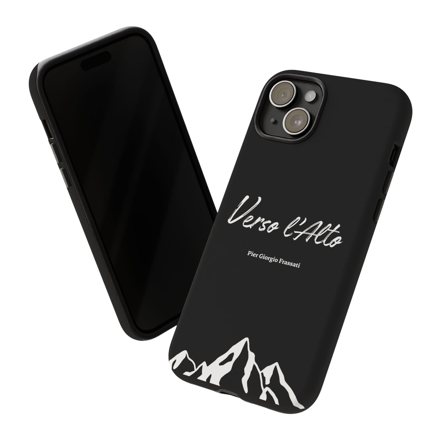 Black Mountain Adventure Phone Case - Stylish Verso l'Alto Phone Protection