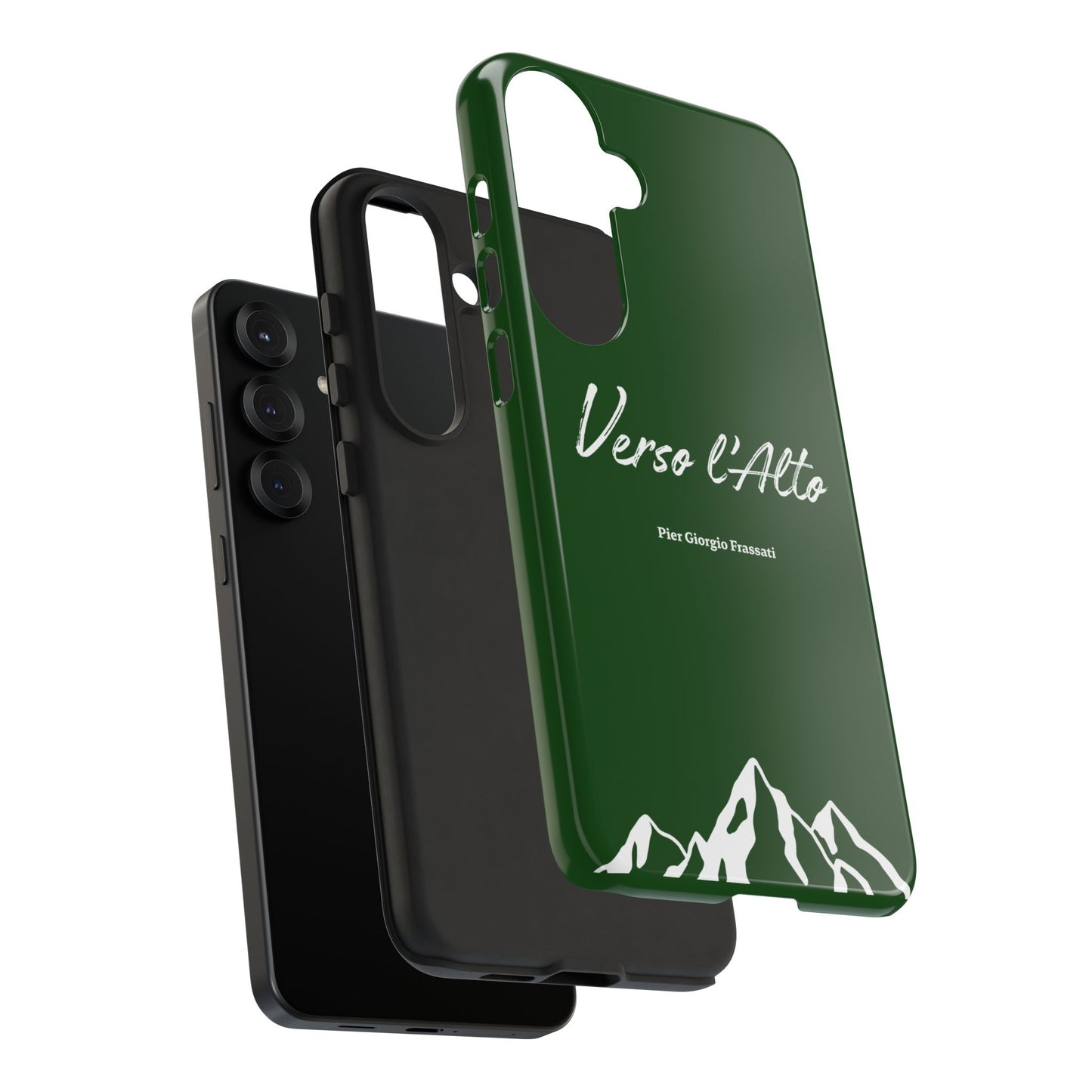Vert Sapin Mountain Adventure Phone Case - Stylish Verso l'Alto Phone Protection