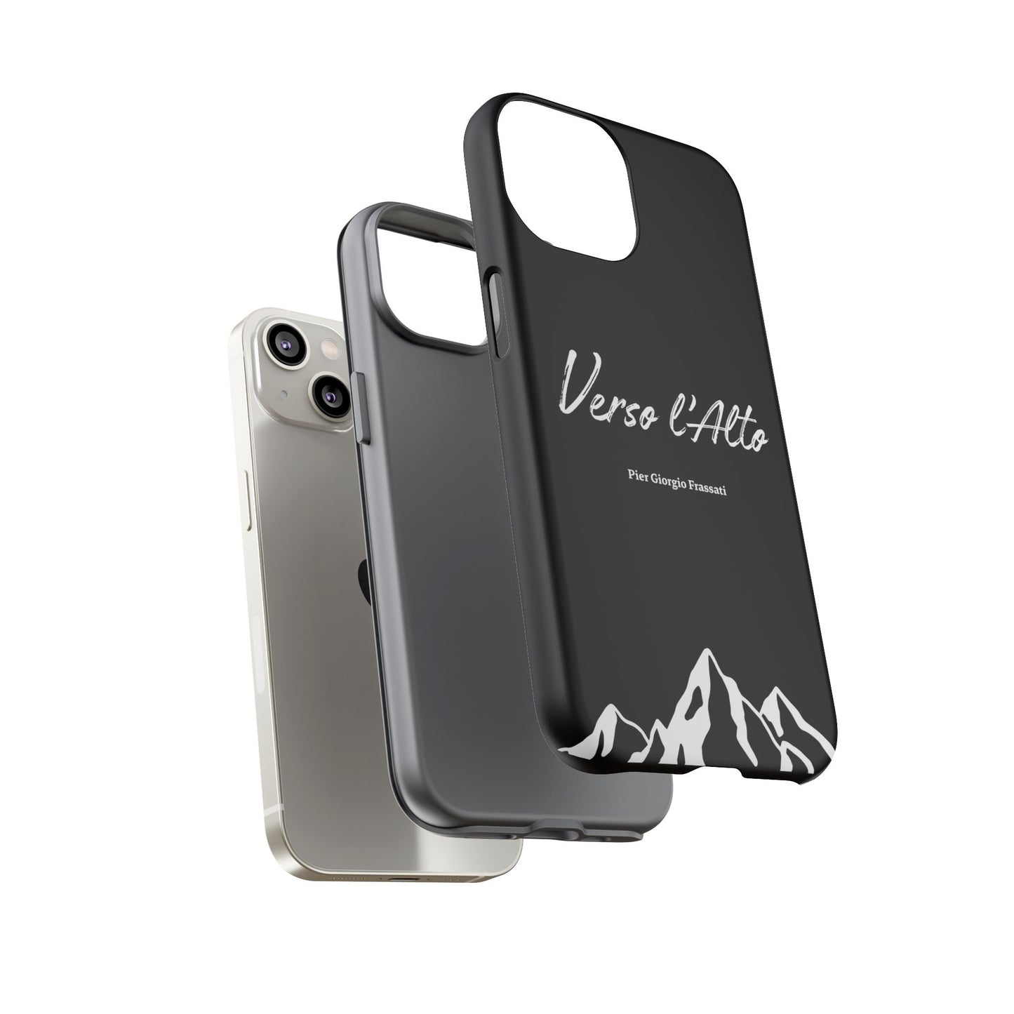 Black Mountain Adventure Phone Case - Stylish Verso l'Alto Phone Protection