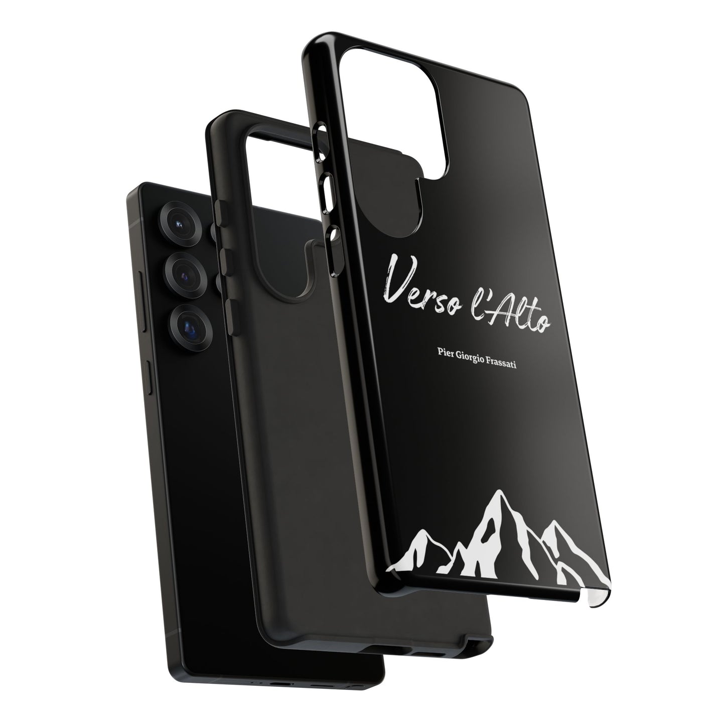 Black Mountain Adventure Phone Case - Stylish Verso l'Alto Phone Protection