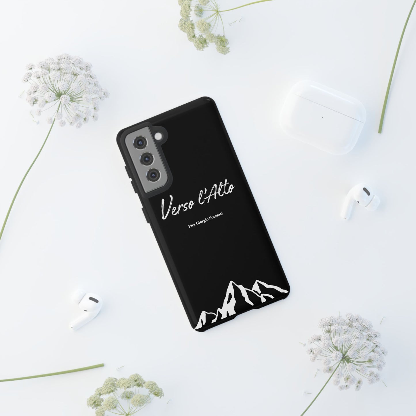 Black Mountain Adventure Phone Case - Stylish Verso l'Alto Phone Protection