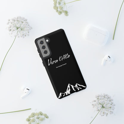 Black Mountain Adventure Phone Case - Stylish Verso l'Alto Phone Protection