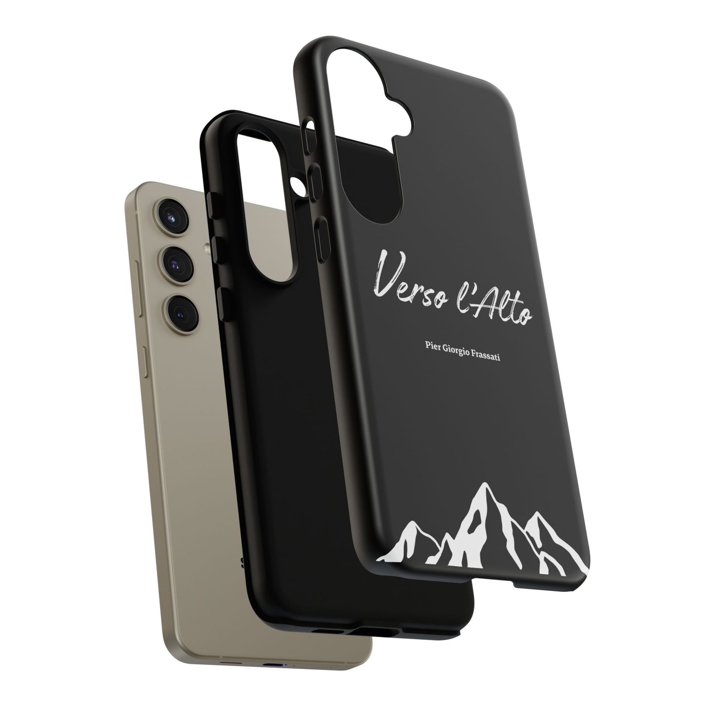 Black Mountain Adventure Phone Case - Stylish Verso l'Alto Phone Protection