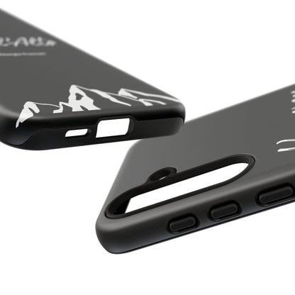 Black Mountain Adventure Phone Case - Stylish Verso l'Alto Phone Protection
