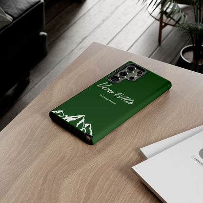 Vert Sapin Mountain Adventure Phone Case - Stylish Verso l'Alto Phone Protection