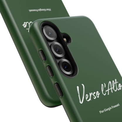 Vert Sapin Mountain Adventure Phone Case - Stylish Verso l'Alto Phone Protection