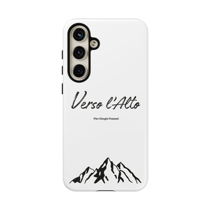 White Mountain Adventure Phone Case - Stylish Verso l'Alto Phone Protection