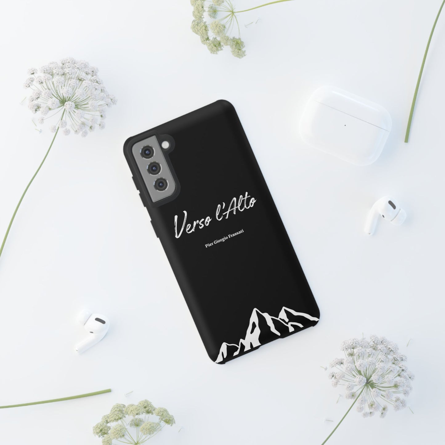 Black Mountain Adventure Phone Case - Stylish Verso l'Alto Phone Protection