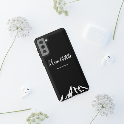 Black Mountain Adventure Phone Case - Stylish Verso l'Alto Phone Protection