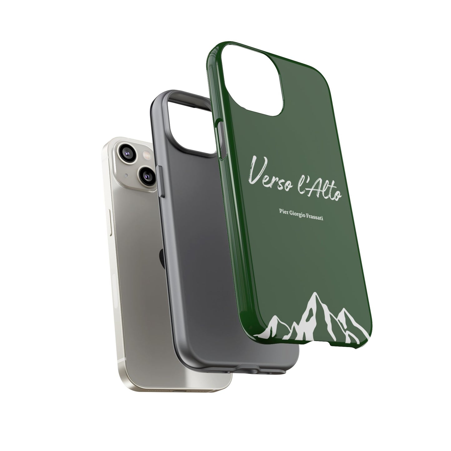 Vert Sapin Mountain Adventure Phone Case - Stylish Verso l'Alto Phone Protection