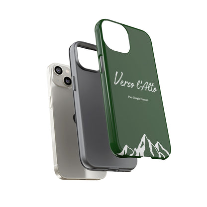 Vert Sapin Mountain Adventure Phone Case - Stylish Verso l'Alto Phone Protection