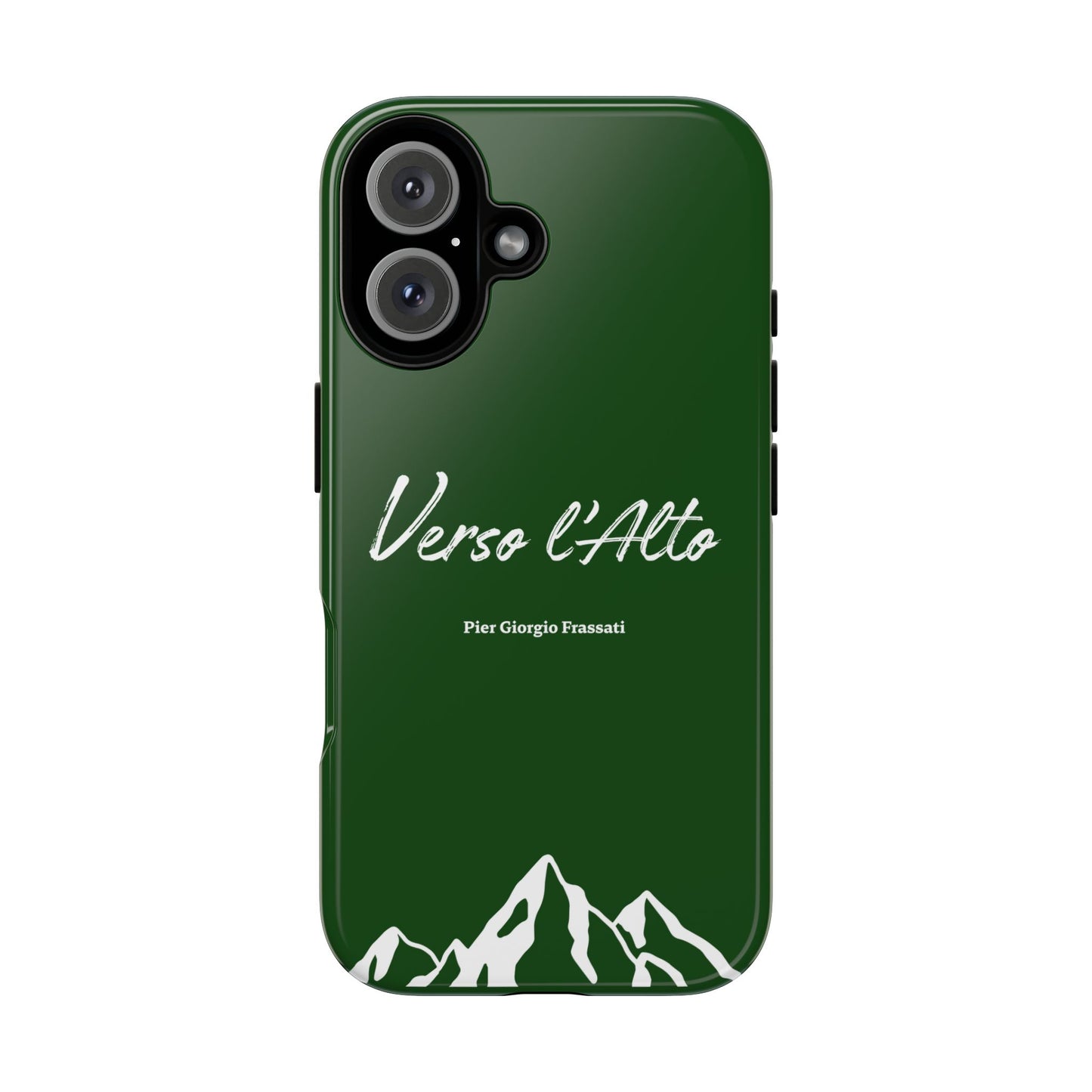 Vert Sapin Mountain Adventure Phone Case - Stylish Verso l'Alto Phone Protection
