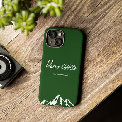 Vert Sapin Mountain Adventure Phone Case - Stylish Verso l'Alto Phone Protection