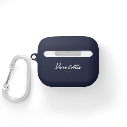 Coque de protection pour AirPods avec design Verso l'Alto (version noir-vert d'eau-bleu marine)