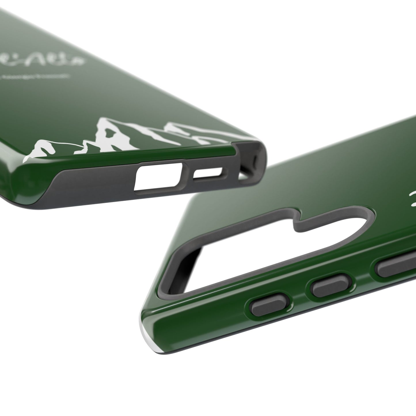 Vert Sapin Mountain Adventure Phone Case - Stylish Verso l'Alto Phone Protection