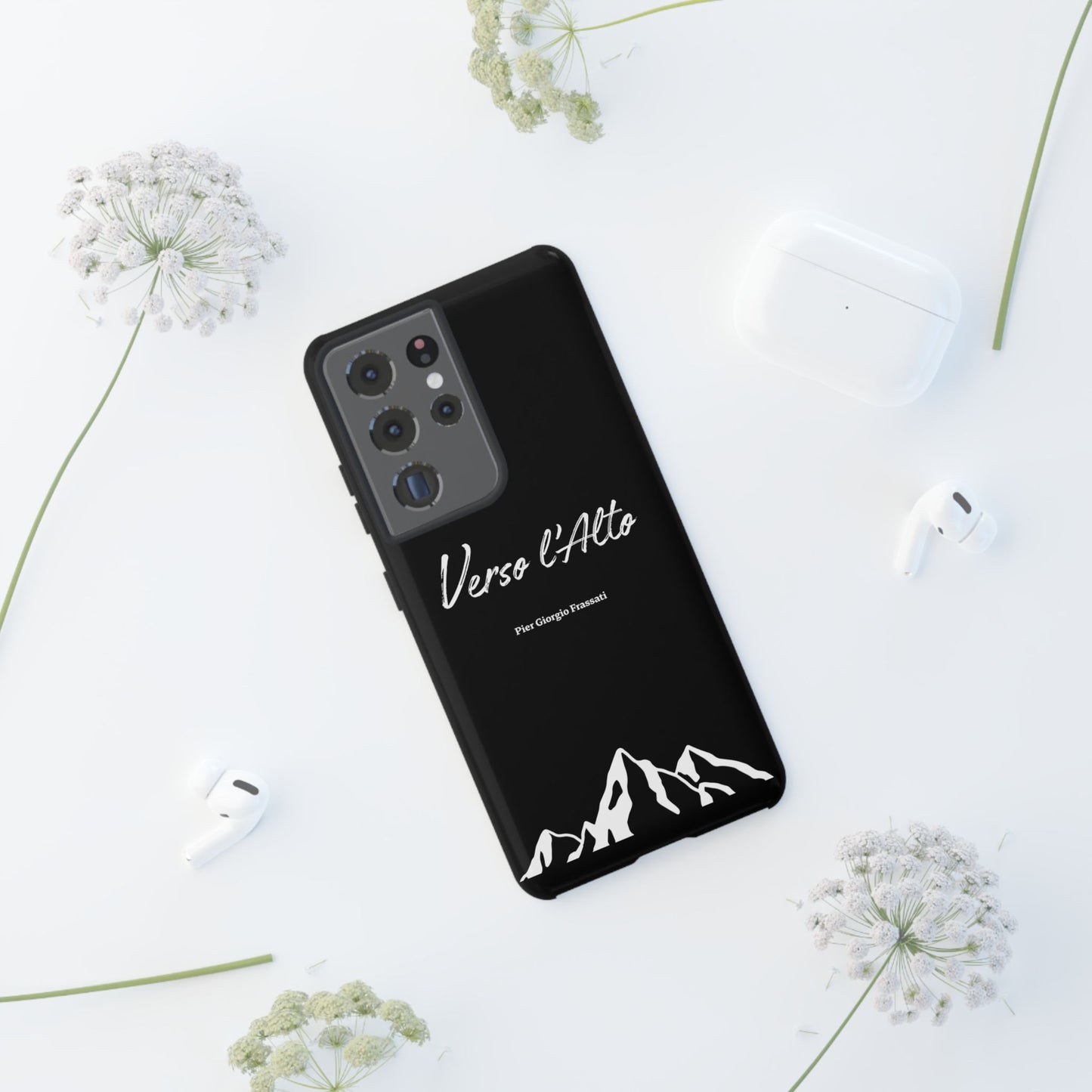 Black Mountain Adventure Phone Case - Stylish Verso l'Alto Phone Protection