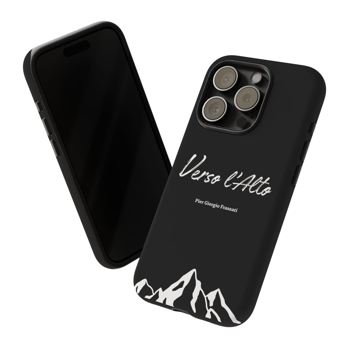 Black Mountain Adventure Phone Case - Stylish Verso l'Alto Phone Protection