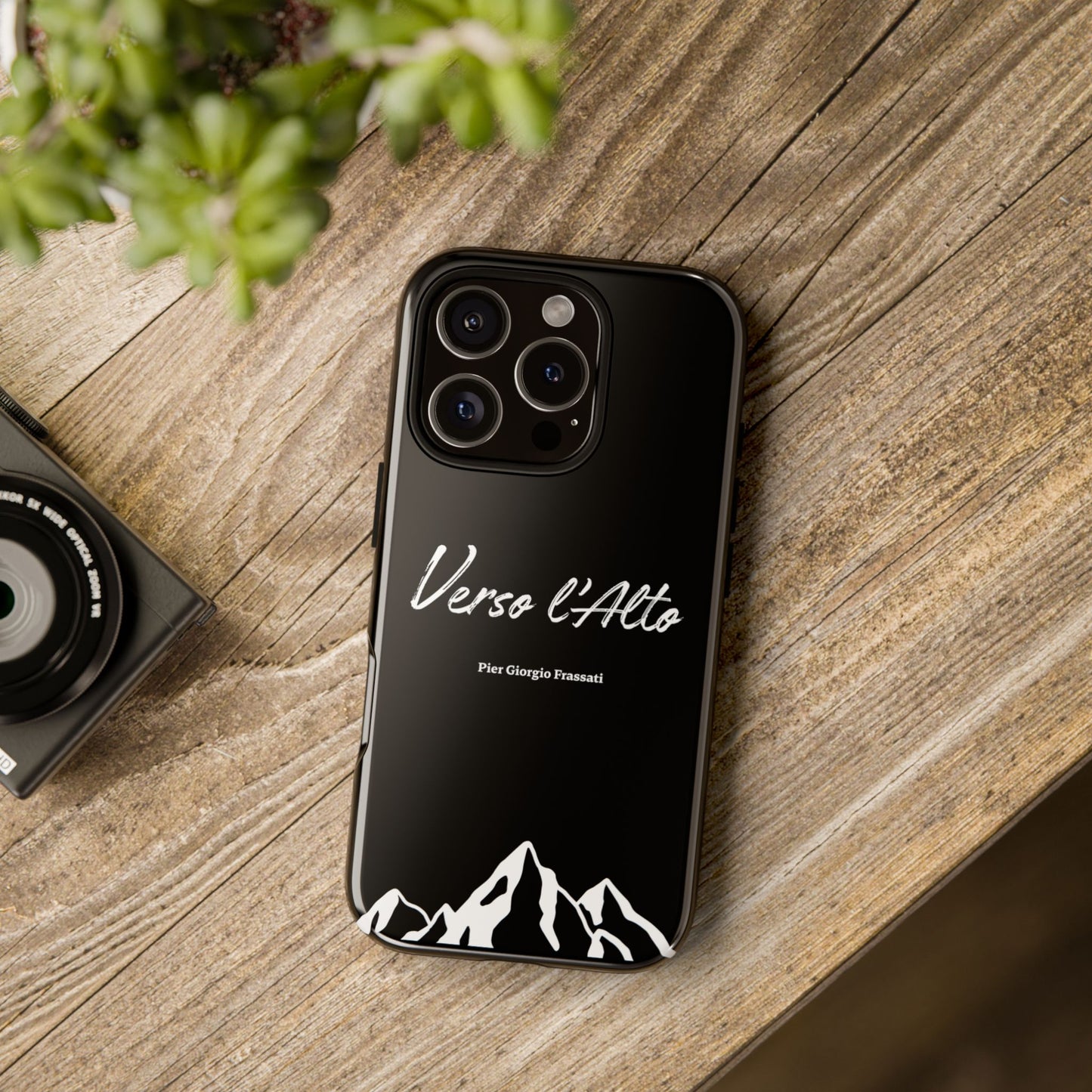 Black Mountain Adventure Phone Case - Stylish Verso l'Alto Phone Protection
