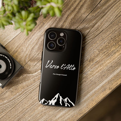 Black Mountain Adventure Phone Case - Stylish Verso l'Alto Phone Protection