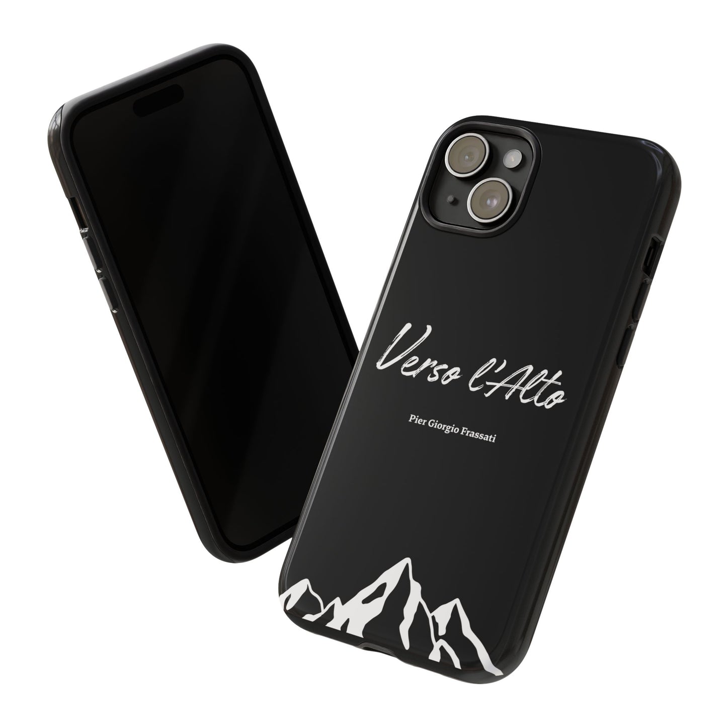 Black Mountain Adventure Phone Case - Stylish Verso l'Alto Phone Protection