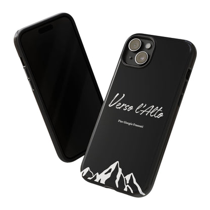 Black Mountain Adventure Phone Case - Stylish Verso l'Alto Phone Protection
