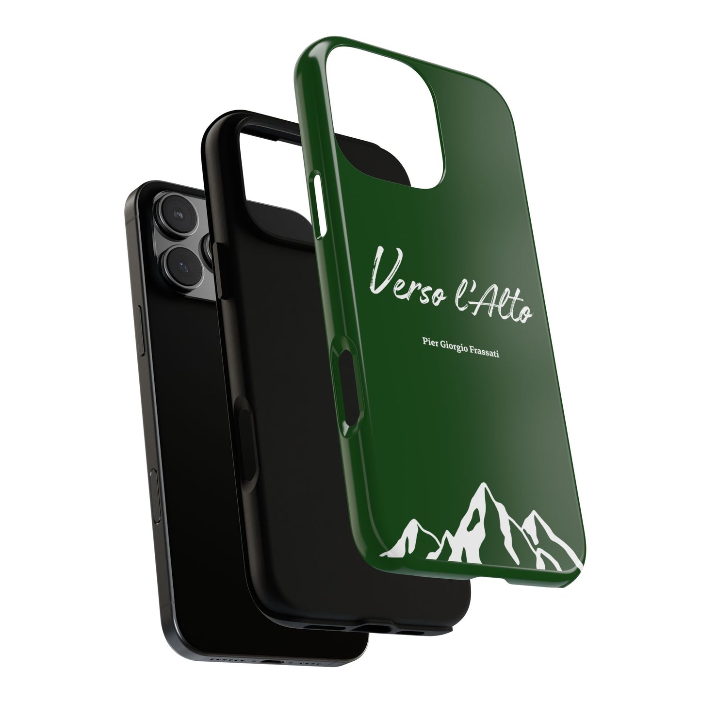 Vert Sapin Mountain Adventure Phone Case - Stylish Verso l'Alto Phone Protection