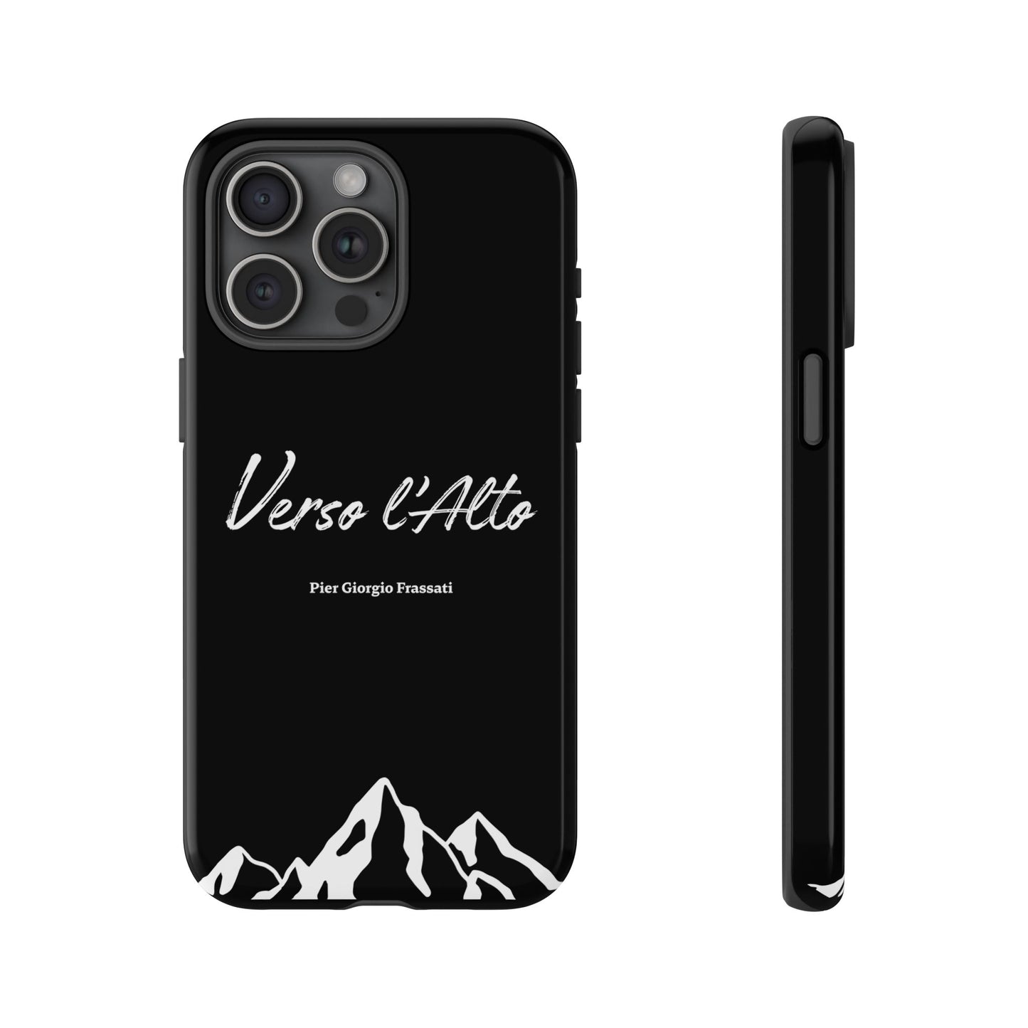 Black Mountain Adventure Phone Case - Stylish Verso l'Alto Phone Protection