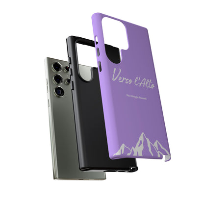 Mauve Mountain Adventure Phone Case - Stylish Verso l'Alto Phone Protection