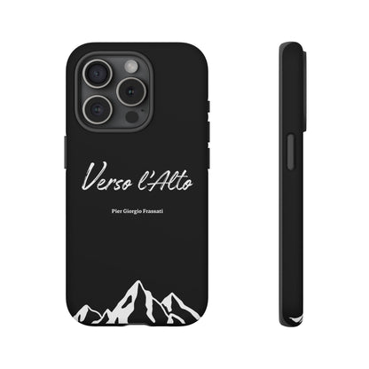 Black Mountain Adventure Phone Case - Stylish Verso l'Alto Phone Protection