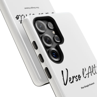 White Mountain Adventure Phone Case - Stylish Verso l'Alto Phone Protection