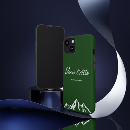 Vert Sapin Mountain Adventure Phone Case - Stylish Verso l'Alto Phone Protection