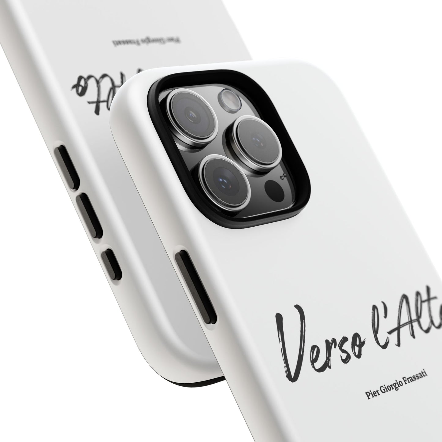 White Mountain Adventure Phone Case - Stylish Verso l'Alto Phone Protection